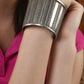 Silver Striped Bracelet