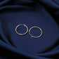 Wire Wrap Silver Hoops