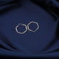 Silver Hexa Hoops