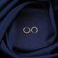 Mini Silver Filigree Hoops