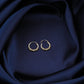 Mini Silver Filigree Hoops