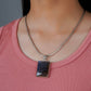 Cosmic Slate Labradorite Silver Pendant
