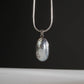 Mother Of Pearl Silver Necklace