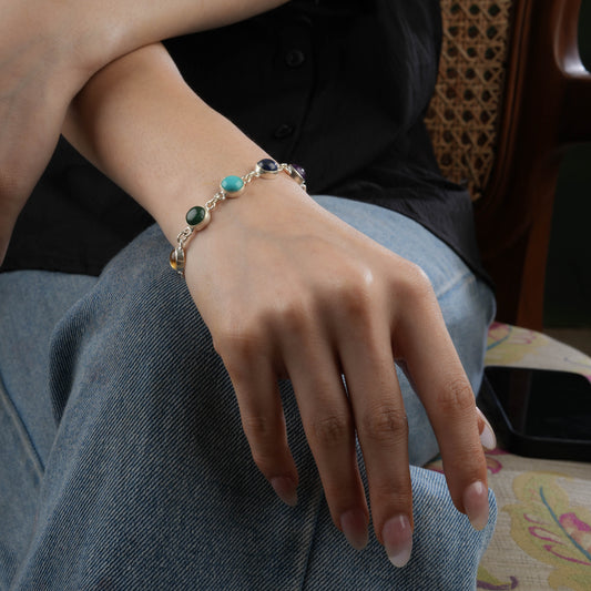 Classic Chakra Gemstones Bracelet