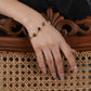 Hexagonal Sun Stone Bracelet