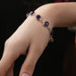 Amethyst and Silver Bracelet