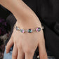 Mystic Stone and Silver Bracelet