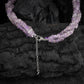 Amethyst Multi Strand Pearl Pendant Necklace Set