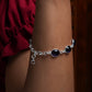 Amethyst Ovals Silver Bracelet