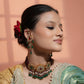 Ethnic Kundan Gold-Plated Silver Necklace