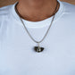 Ek Mukhi Natural Himalayan Rudraksha Om Silver Pendant
