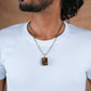 Tiger Stone Lord Ganesha Silver Pendant