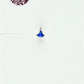 Blue Enamel Nose Pin