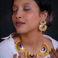 Maharani Necklace with Marigold Duet Earrings