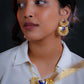 Mogra Necklace with Marigold Duet Earrings