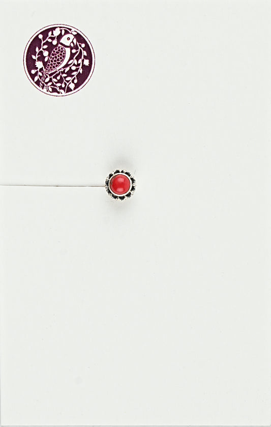 Blush Coral Nose Pin