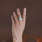 Larimar Drop Silver Ring