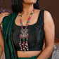 Mor Mahal Totapari Silver Designer Necklace