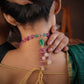 Mor Mahal Totapari Silver Designer Necklace