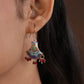 Hand Painted Enamelled Silver Necklace Set
