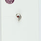 Leaf Rosebud Silver Nose Pin