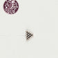 Trikone Silver Nose Pin