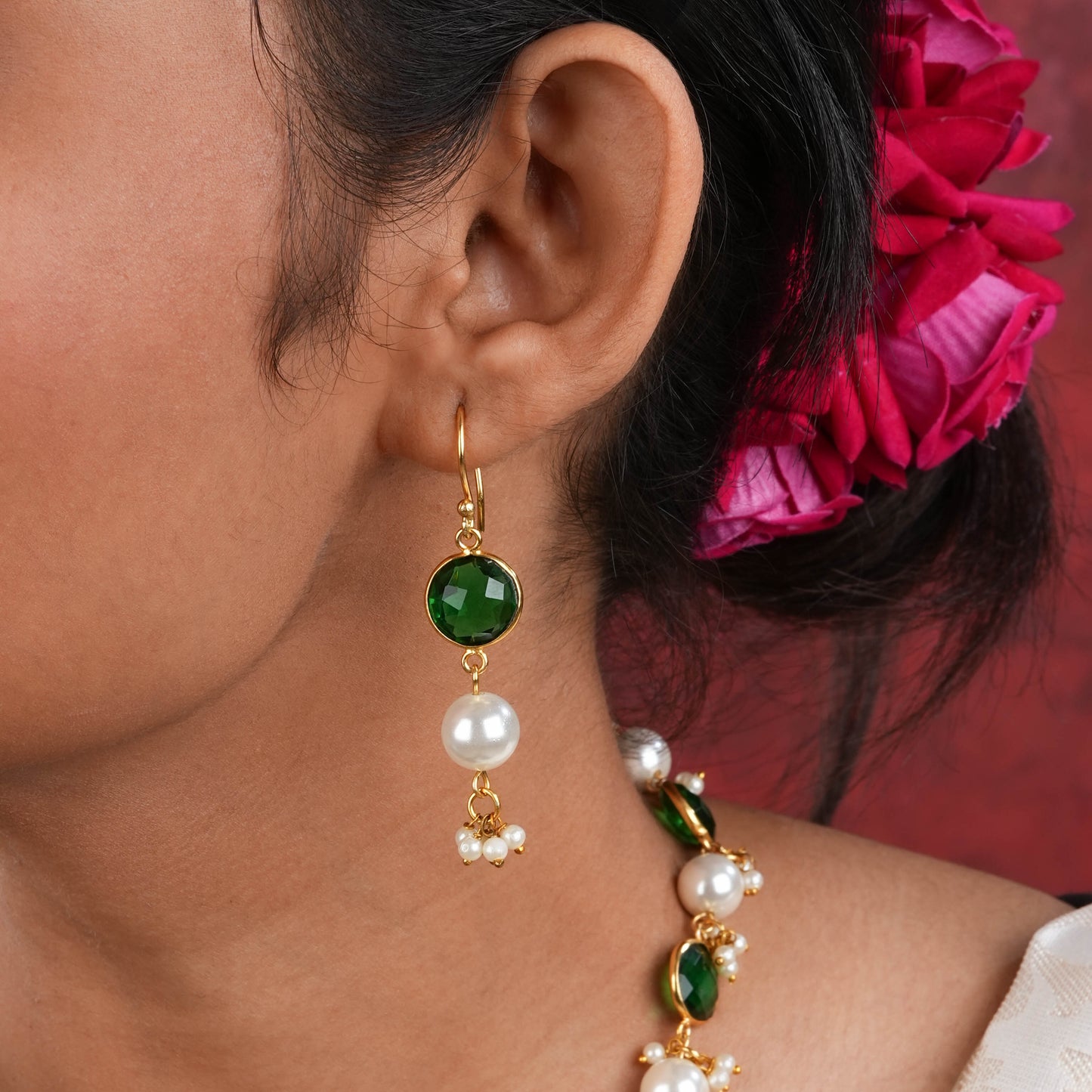 Emerald Blooms Set