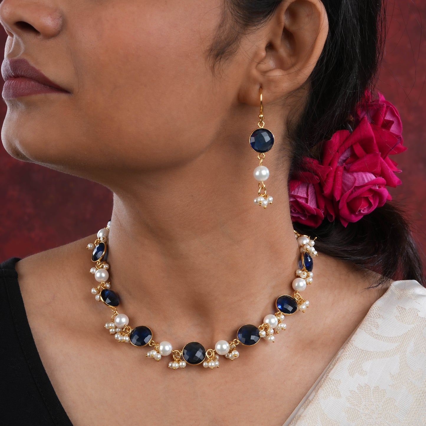 Sapphire Blooms Set