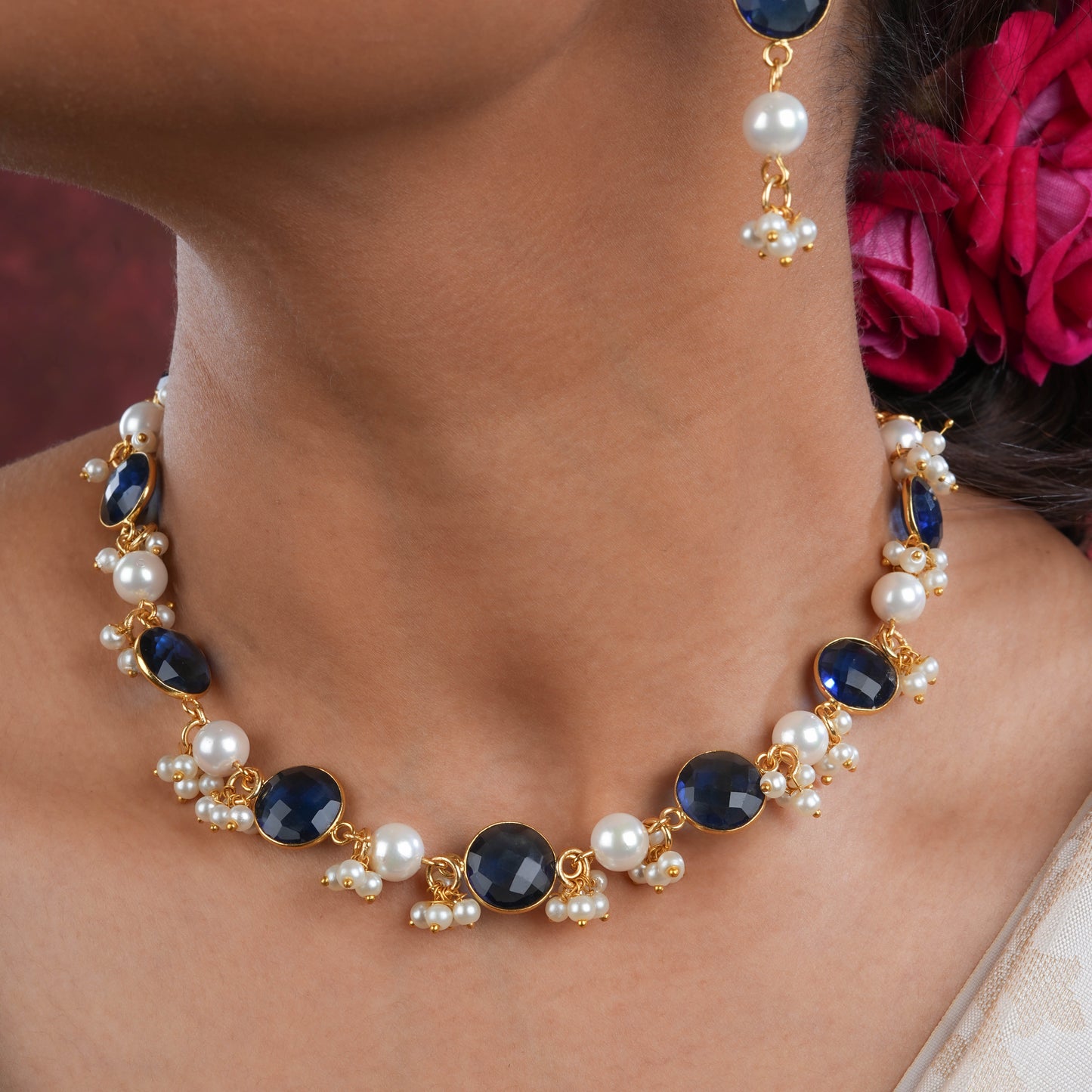 Sapphire Blooms Set