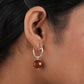 Tranquil Teardrops Pearl Hoops