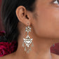 Madhu Chandrika Silver Earring