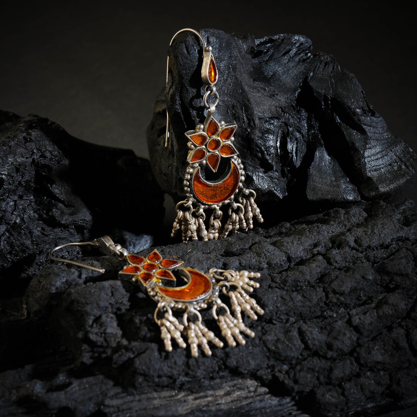 Madhu Chandrika Desert Yellow Danglers