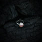 Peach Freshwater Coin Pearl Ring