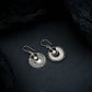 Pearl 925 Silver Mandala Earrings