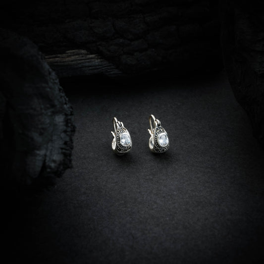 Silver Zirconia Earrings