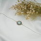 Dainty Larimar Silver Bracelet