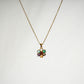 Raw Radiance Natural uncut Semiprecious Stones Minimal Pendant