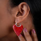 Red Hearts Earrings