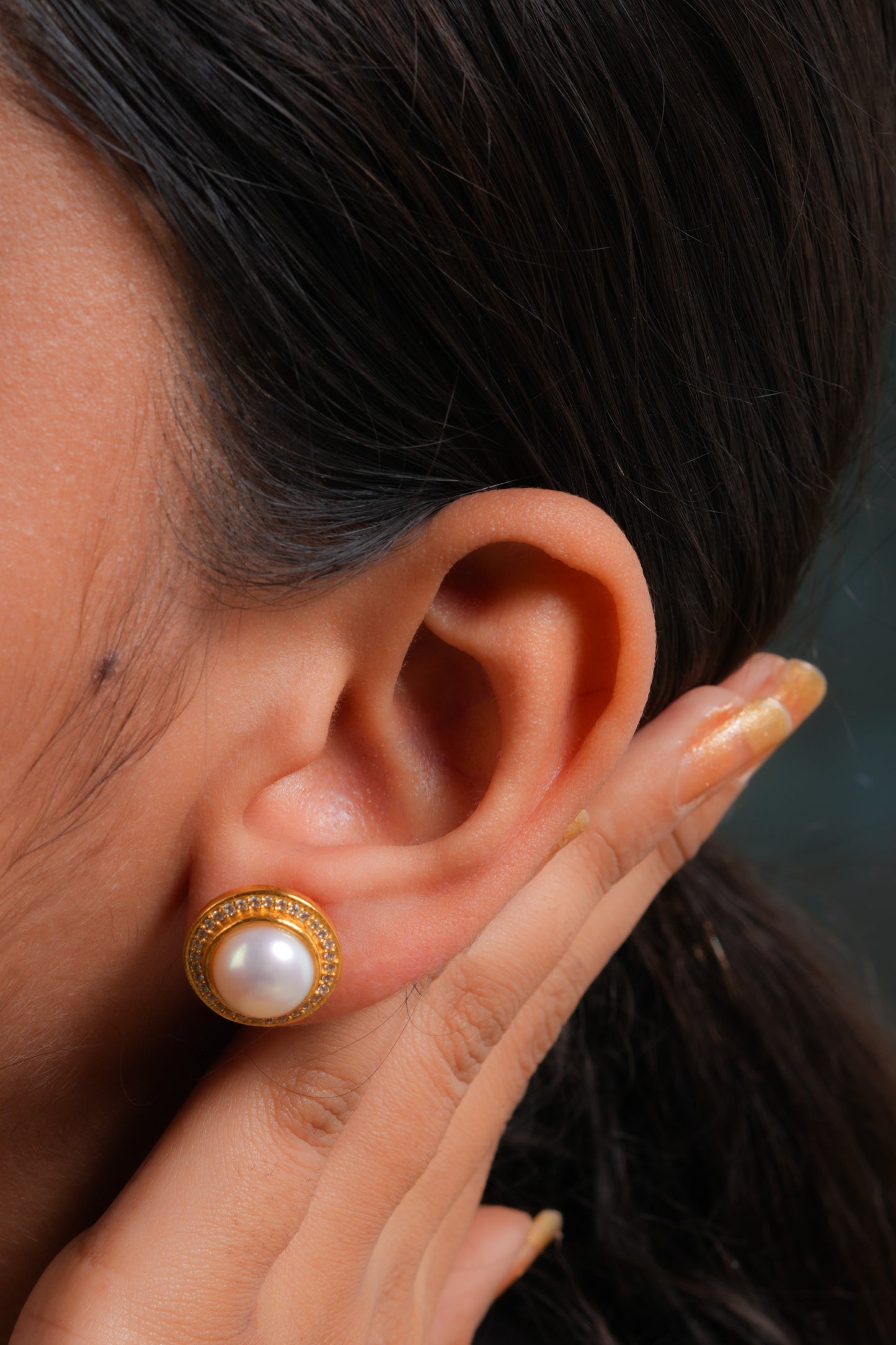 Stars and Pearls Studs