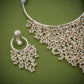Cascading Pearls Freshwater Pearls Silver Necklace Set