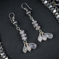 Roseate Rose Quartz Drops Necklace Set
