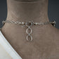 Smoky Quartz Citrine Silver Dual Layer Necklace Set