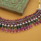 Gulbagh Pearl  Quartz Silver Handcrafted Necklace