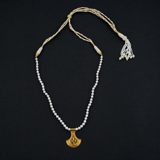 Gold Plated Chitai Silver Necklace