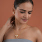 Pearl Triangle Pendant Set