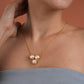 Pearl Triangle Pendant Set