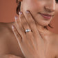 Twilight Grey Pearl Ring For Men and Women