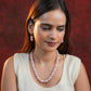 Blush And Bloom Pearls Necklace Set