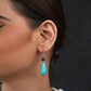 Turquoise Lapis Silver Drops