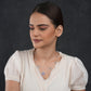 Silver Chalecdony Delicate Necklace